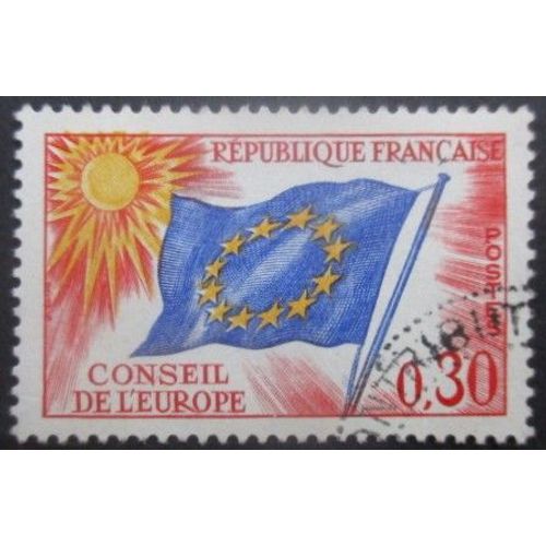 France Service N°30 Conseil De L'Europe Oblitéré