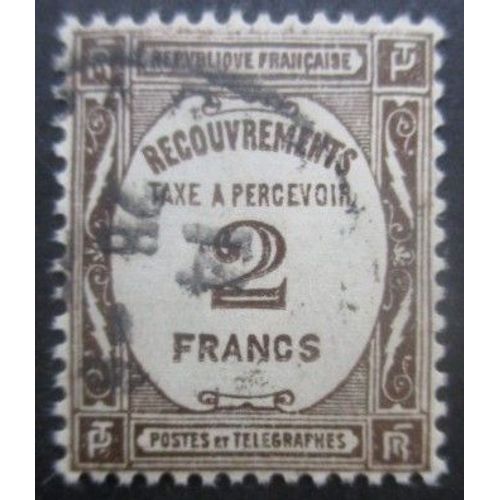 France Taxe N°62 Oblitéré
