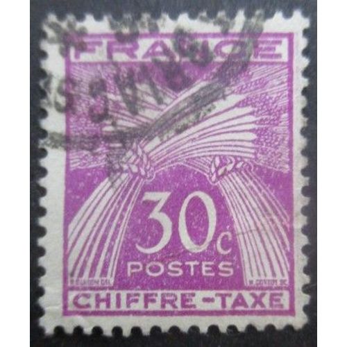 France Taxe N°68 Oblitéré