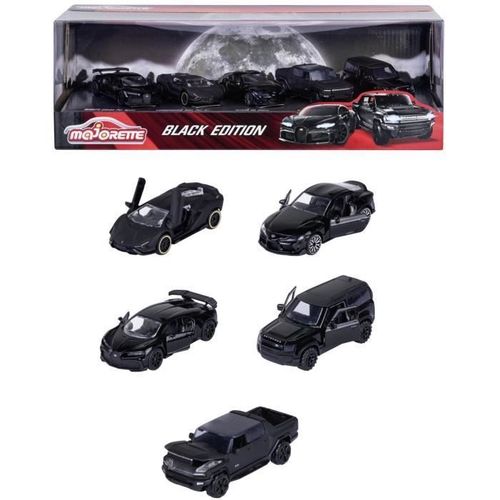Majorette - Giftpack - Black Edition 5pcs Giftpack - Véhicules À Collectionner