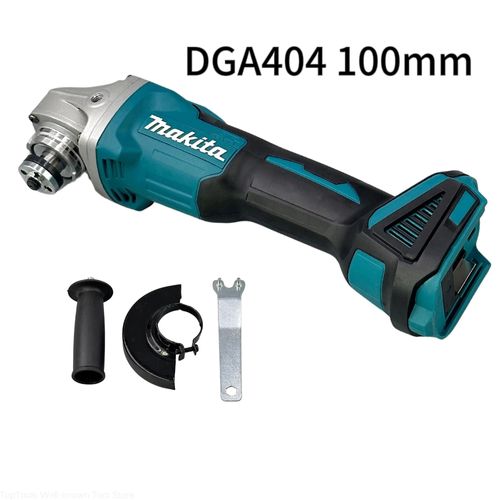 Makita DGA404 125mm/100mm meuleuse d'angle électrique au Lithium sans brosse Machine de découpe Rechargeable Machine de polissage haute puissance 18V - Type 100MM