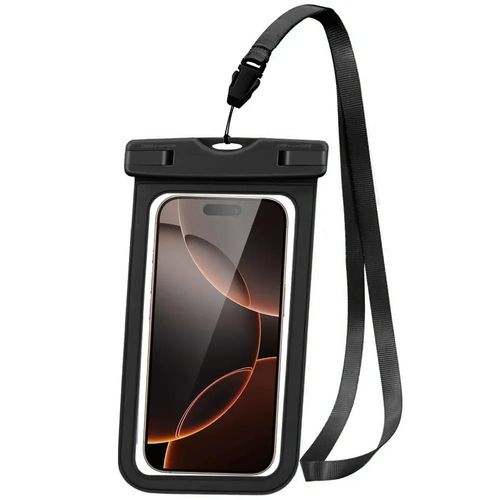 Pochette Étanche pour Samsung Galaxy S25+ S25 Edge S24 FE S23 FE S22 S21 FE S20 S10, Protection IPX8 Toucher Sensible - Noir - E.F.Connection