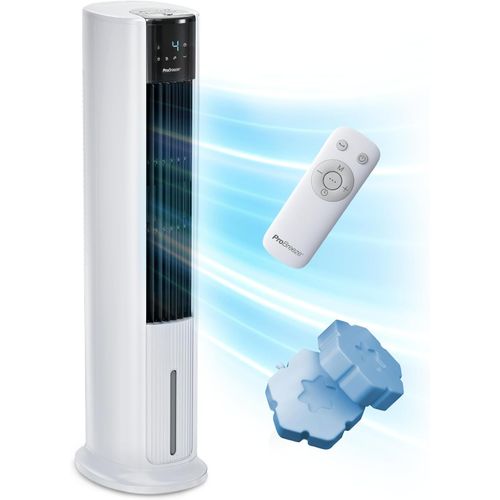 OmniAir Rafraichisseur d¿Air 7L 3en1, 7 Vitesses, 3 Modes, Oscillant, Minuterie 10h, Climatiseur Mobile Sans Évacuation, Silencieux, Sans Conduit, Ventilateur Refroidisseur d'Air