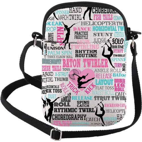 Baton Twirling Sac À Bandoulière Baton Twirler Cadeau Baton Twirling Lovers Sac De Gymnastique Pour Baton Twirlers Majorettes[H3299]