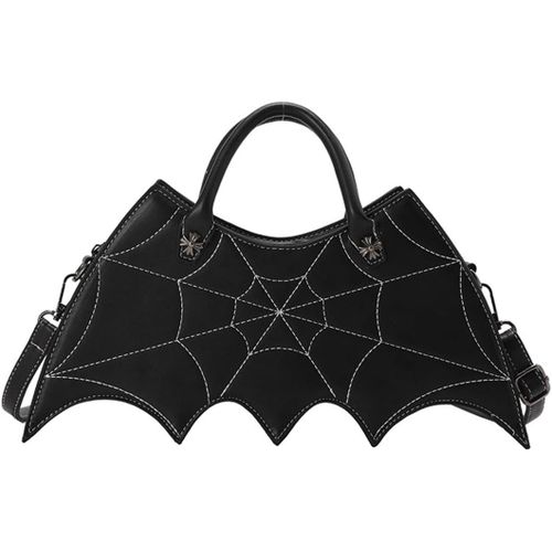 Gothique Sac À Bandoulière Femme Sac D'Épaule Ailes De Chauve-Souris Sac À Main Sac De Mes R Pour Halloween Voyage U Quotidien Noir[H2232]