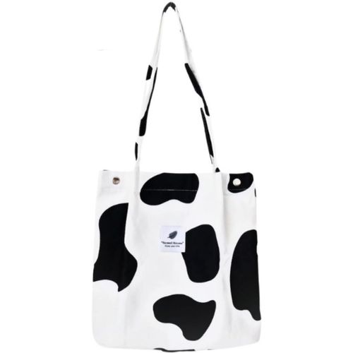 Sac À Main En Velours Côtelé, Sac À Bandoulière En Toile Pour Femme, Shopper Pour Le Quotidien, Le Bureau, Les Sorties Scolaires Et Le Shopping[H1227]