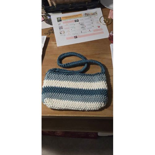 Sac à main en crochet fait main
