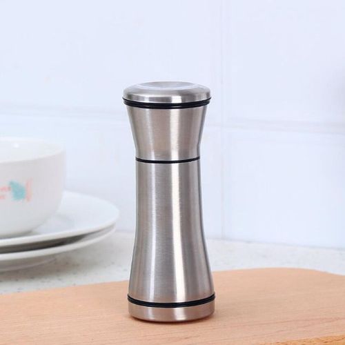 Moulin À Sel Et Poivre En Verre, En Acier Inoxydable, À La Mode, Accessoires De Cuisine, Outil De Cuisine Portable, 1 Pièce