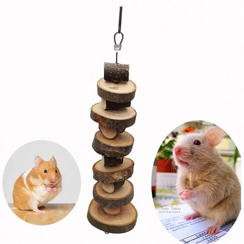 Jouets À Mâcher En Bois De Pomme Biologique, Petits Animaux Naturels, Jouets Pour Collation Pour Lapin Chinchilla Cochon D'inde Hamster