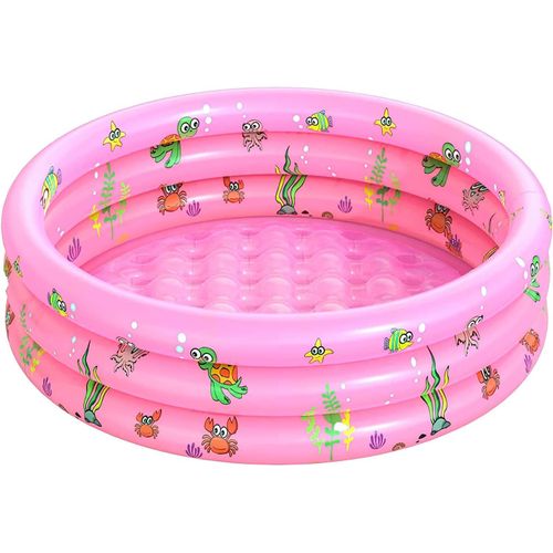 Piscine Gonflable Ronde,100x35cm Pataugeoire Gonflable,Piscine Pataugeoire,Pataugeoire Ronde,Piscine Gonflable Enfant,Piscine D'eau pour Enfants Intérieur et Extérieur pour Famille Jardin D'été.[Z19]