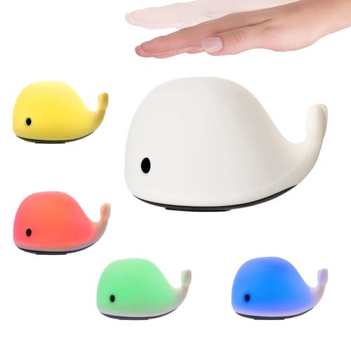 Pauleen Veilleuse Baleine 2,5w 12lm 6500k Usb Silicone Blanc 5v