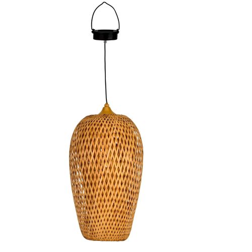 Pauleen Sunshine Suspension Bliss Solr Ip44 1lm 3000k Bambou/Rotin/Mt/Pl Beige