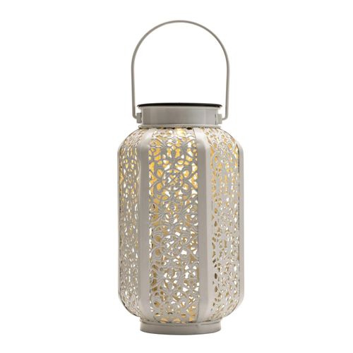 Pauleen Sunshine Lanterne Kiss Solaire Ip44 1lm 3000k Métal Blanc