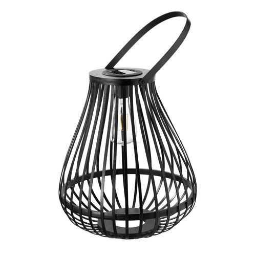 Sunshine Spark Lampe Solaire Mobile Extérieur Noir/Bambou