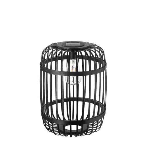 Sunshine Ray Lampe Solaire Mobile Outdoor Noir/Bambou