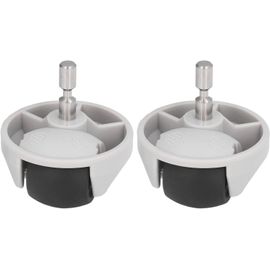 Roue Universelle Pour Aspirateur,2Pcs Roue De Rechange Pour Aspirateur Et Roue Avant Pour 1C/F9 E4/E5S6/S7 Roue Universelle Pour Aspirateur Remplacer L'Assemblage (Gris)[AAccessoires3071]