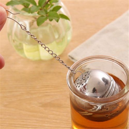 Suef ? Infuseur À Thé En Acier Inoxydable, Meilleure Vente, Boule En Acier Inoxydable, Filtre À Mailles Avec Crochet, Feuilles De Thé En Vrac, Épices, Accessoires De Cuisine Pour La Maison @ 4