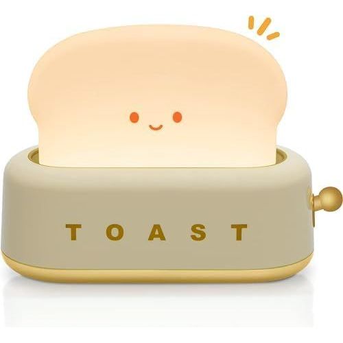 Veilleuse Enfant Toast Led Veilleuse Bébé Rechargeable Lampe De Chevet Enfant Luminosité Et Réglables Deco Chambre Cadeau Anniversaire De Noel Pour Garcon, Bebe Et Fille.[P61]
