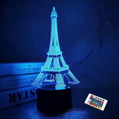 Veilleuse 3d Pour Enfants Avec Dauphin Et Marsouin 7 Couleurs Changeantes.[P27]