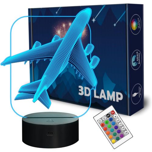 Veilleuse 3d Pour Enfants Avec Dauphin Et Marsouin 7 Couleurs Changeantes.[P56]