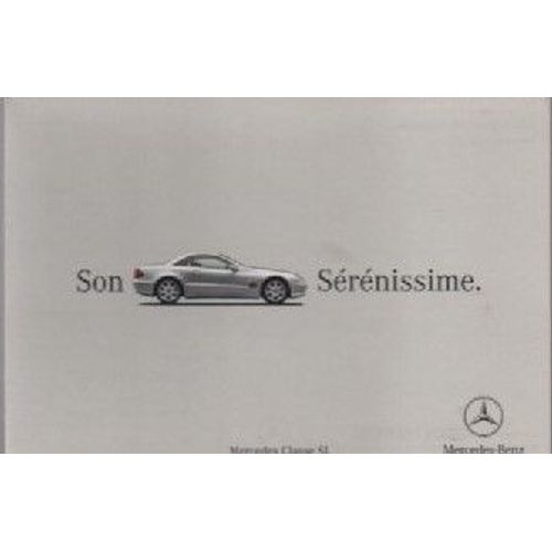 Carte Postale Theme Publicite Mercedes-Benz Mercedes Classe Sl