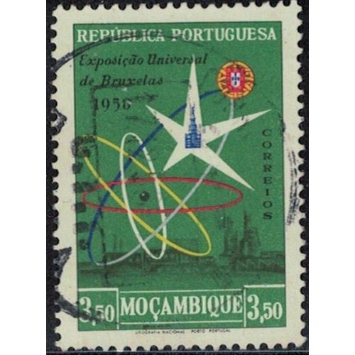 Mozambique 1958 Oblitéré Exposition Universelle De Bruxelles Y&T Mz 458 Su