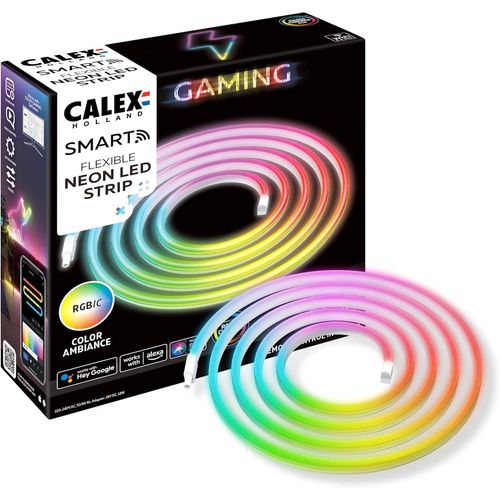 Smart Gaming - Ruban Led Gaming Neon Flex - Compatible Razer Chroma - Smart Home - Synchronisation Rgbic Pour Pc - Fixations Fournies - Music Sync - 200 Cm[Led5261190]