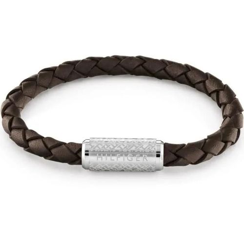 Bracelet - Tommy Hilfiger - 2790478 - Acier - Cuir Marron - Homme