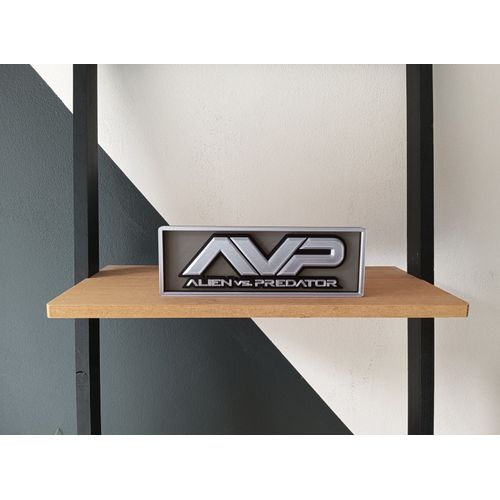 Plaque Cinéma 3d / Avp ( Alien Versus Predator )