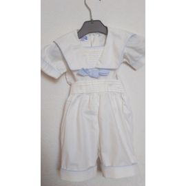 Magnifique Ensemble Bébé Garçon Marin Pantalon + Haut Taille 3 Mois Idée Cadeau