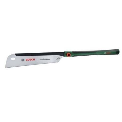 Bosch Scie japonaise Dozuki 270 mm (coupes droites précises dans bois/plastique lame acier SK5 flexible poignée Softgrip)