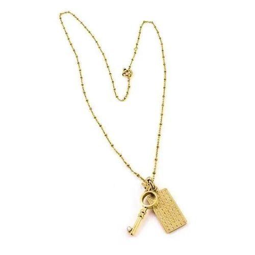 Collier - Folli Follie - 3n1t066rc - Acier Inoxydable - 80 Cm - Couleur Doré