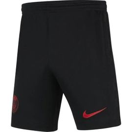 Short De Football - Nike - Psg Third 2021-22 - Noir - Enfant - 100% Polyester