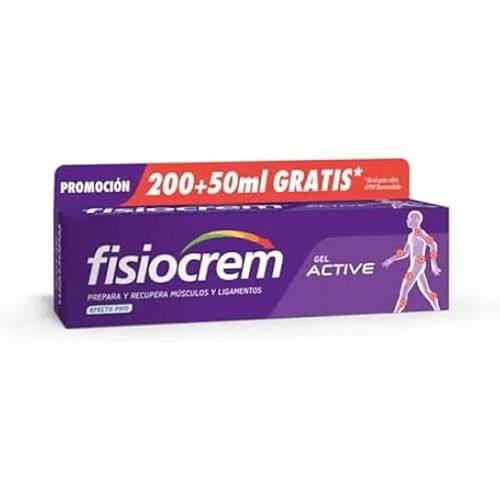 Fisiocrem Gel Actif 200+ 50ml 250 Ml De Gel 