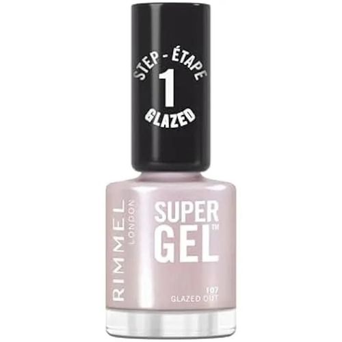 Vernis À Ongle - Rimmel - 107 Glazed Out - Finition Givrée - Application Facile - Manucure Effet Gel Multicolore
