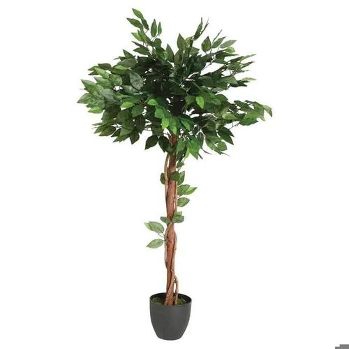 Plante artificielle - ATMOSPHERA - Ficus H120 cm - Vert - Réaliste - Intérieur