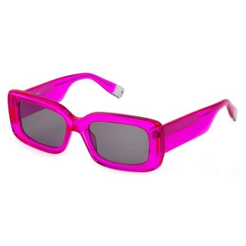 Lunettes De Soleil Furla Sfu630v 53/20/140 Fuchsia/Smoke Acétate Unisexe Sfu630v