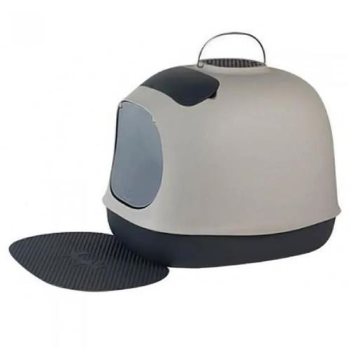 Maison De Toilette Pour Chien - United Pets - Minù - Gris - Filtre Charbon - Pratique