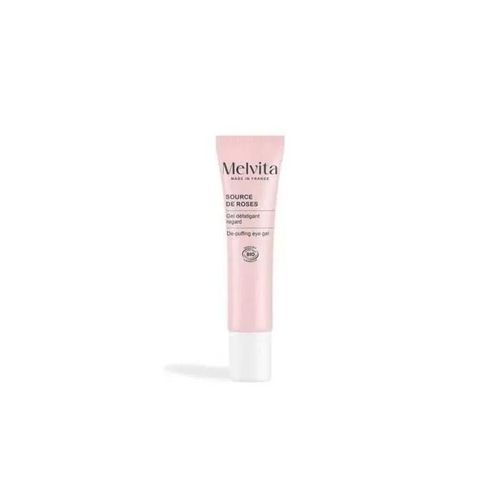 Gel Défatigant Regard - Melvita - Source De Roses - 15 Ml - Anti-Fatigue - Tous Types De Peau 