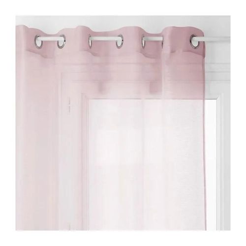 Voilage "Moly" - Rose - 135x240 Cm - Rose Clair - Atmosphera Createur D'interieur