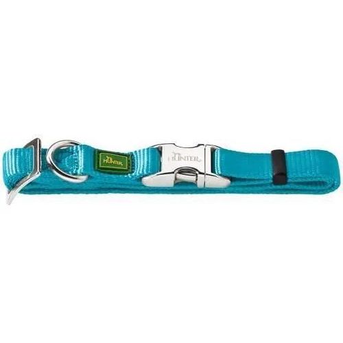Collier - Hunter - Vario Basic Alu Strong - Nylon - Réglable - Couleur Bleue