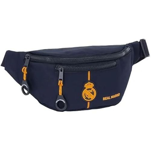 Sac Banane - SAFTA - Real Madrid 2e équipe 24/25 - Poche extérieure - Confortable - 23 x 9 x 12 cm