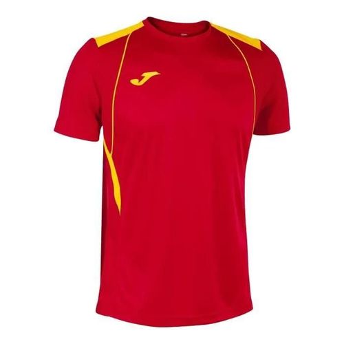 Maillot Enfant - Joma - Championship Vii - Rouge/Jaune - 11/12 Ans - Manches Courtes