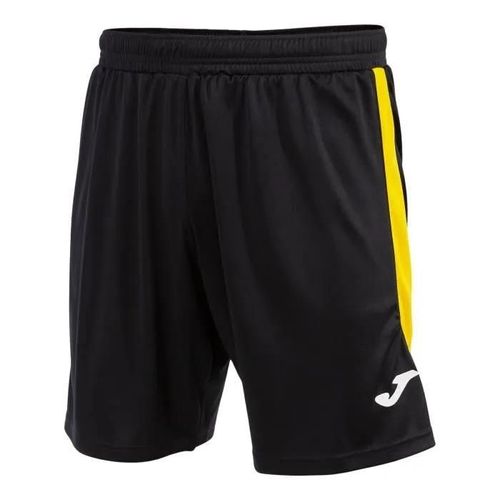 Short Enfant Joma Glasgow - Noir/Jaune - 12/14 Ans