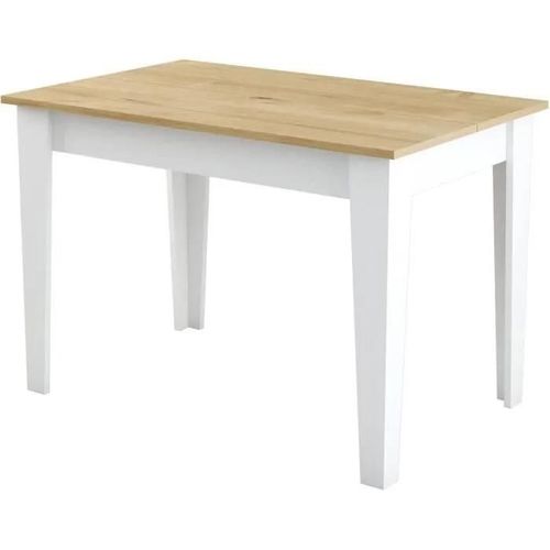 Table De Cuisine - Well Home - Marron - 110x75x72 Cm - 2 Places - Mélamine