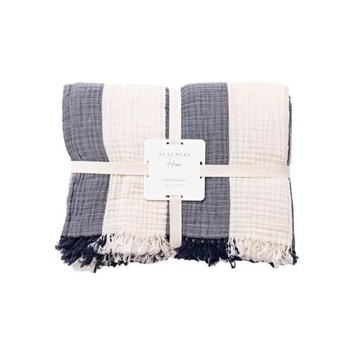Couverture Scalpers Mediterranean Home Blue Marine 140 X 190 Cm