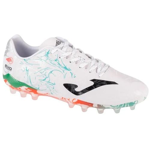 Chaussures De Football - Joma - Super Copa 24 Supw Ag - Cuir Synthétique - Blanc - Terrain Gras