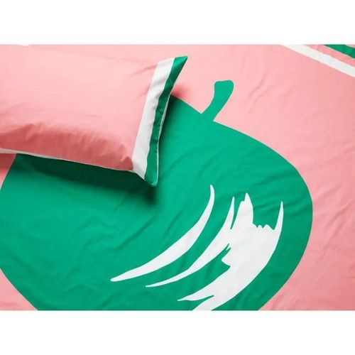 Jeu De Draps Benetton Fruits Vert Rose 4 Pièces