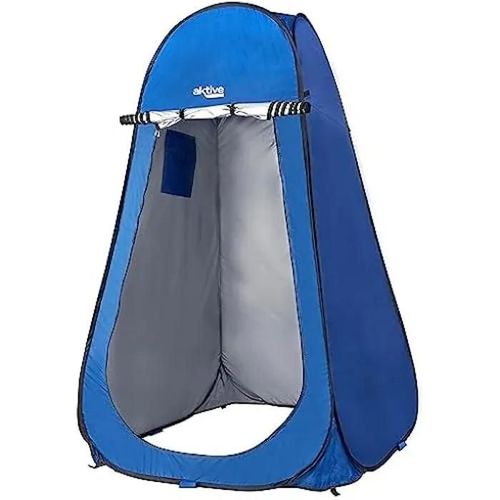 Tente De Douche - Aktive - 62162 - 120 X 120 X 190 Cm - Bleu - Montage Automatique