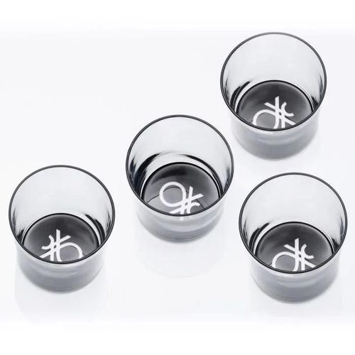 Verres - Casa Benetton - Set De 4 - 0,345l - Verre De Haute Qualité - Compatible Lave-Vaisselle
